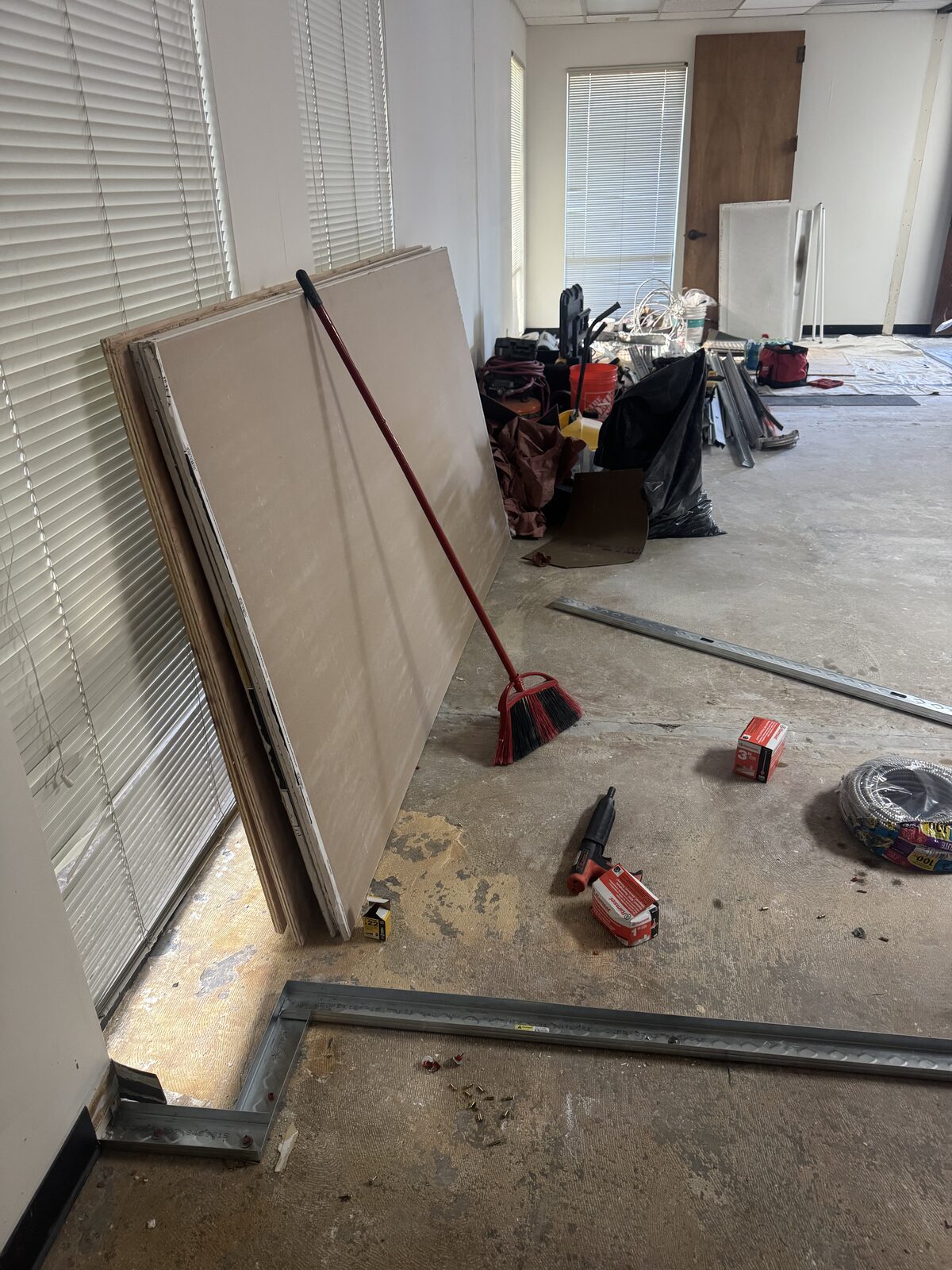 Demolition and haul-away underway